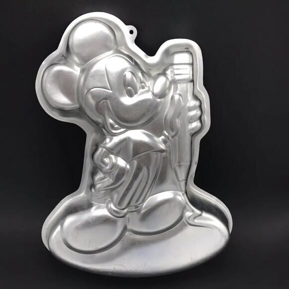 Lot 2 Wilton Mickey Mouse Cake Pans Disney Full Body Birthday Vintage 80s 90s - Picture 11 of 16